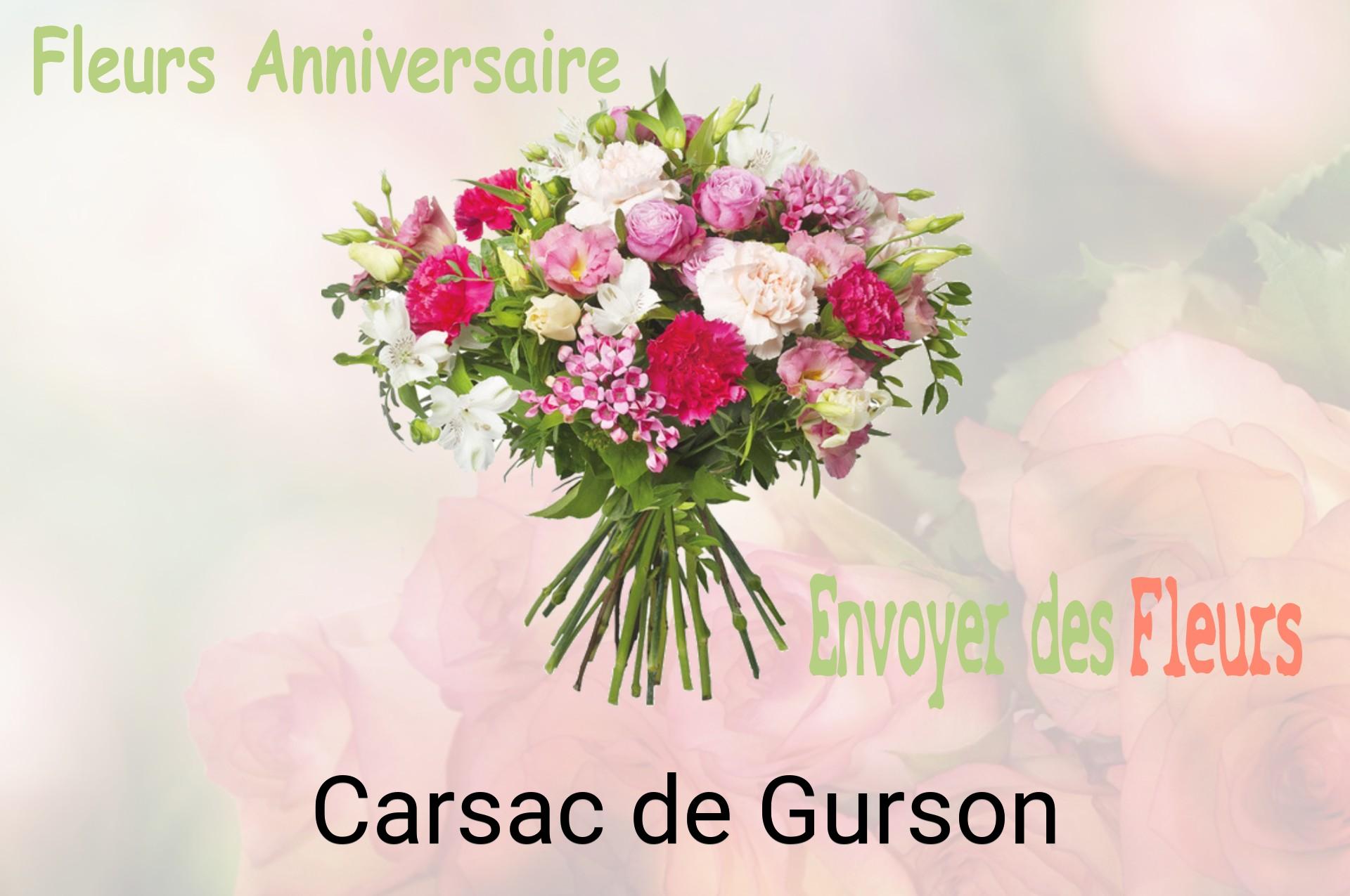 Bouquet de fleurs d’anniversaire livré à Carsac-de-Gurson